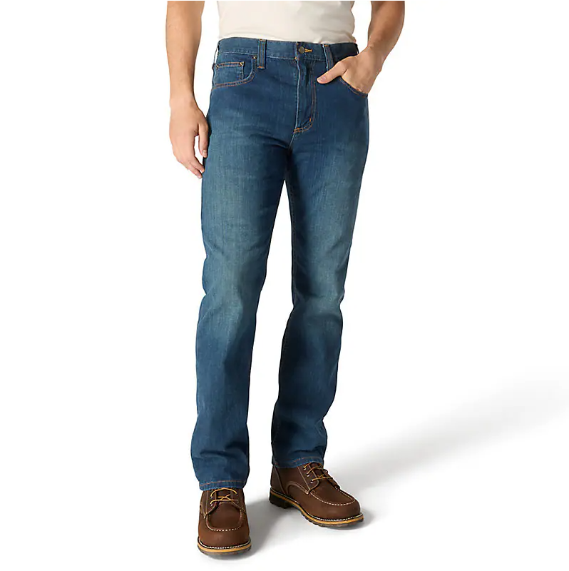Relaxed Straight Rugged Jean