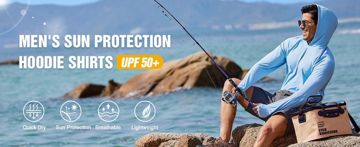 mens fishing hoodie