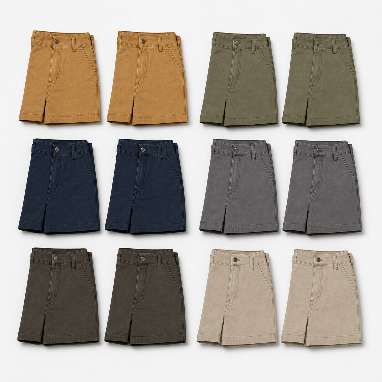 Relaxed 10" Dungaree Short