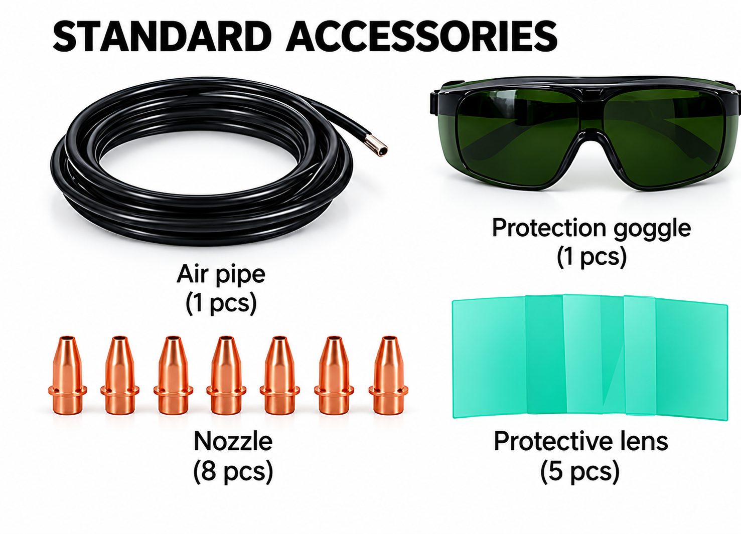Air cooling handheld laser welder 1000W 1500W