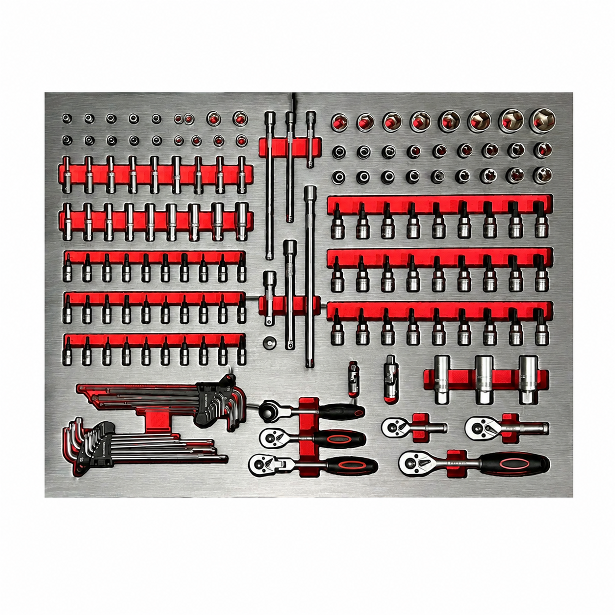 540-Piece Professional Tool Chest Set – 8-Drawer Rolling Tool Cabinet