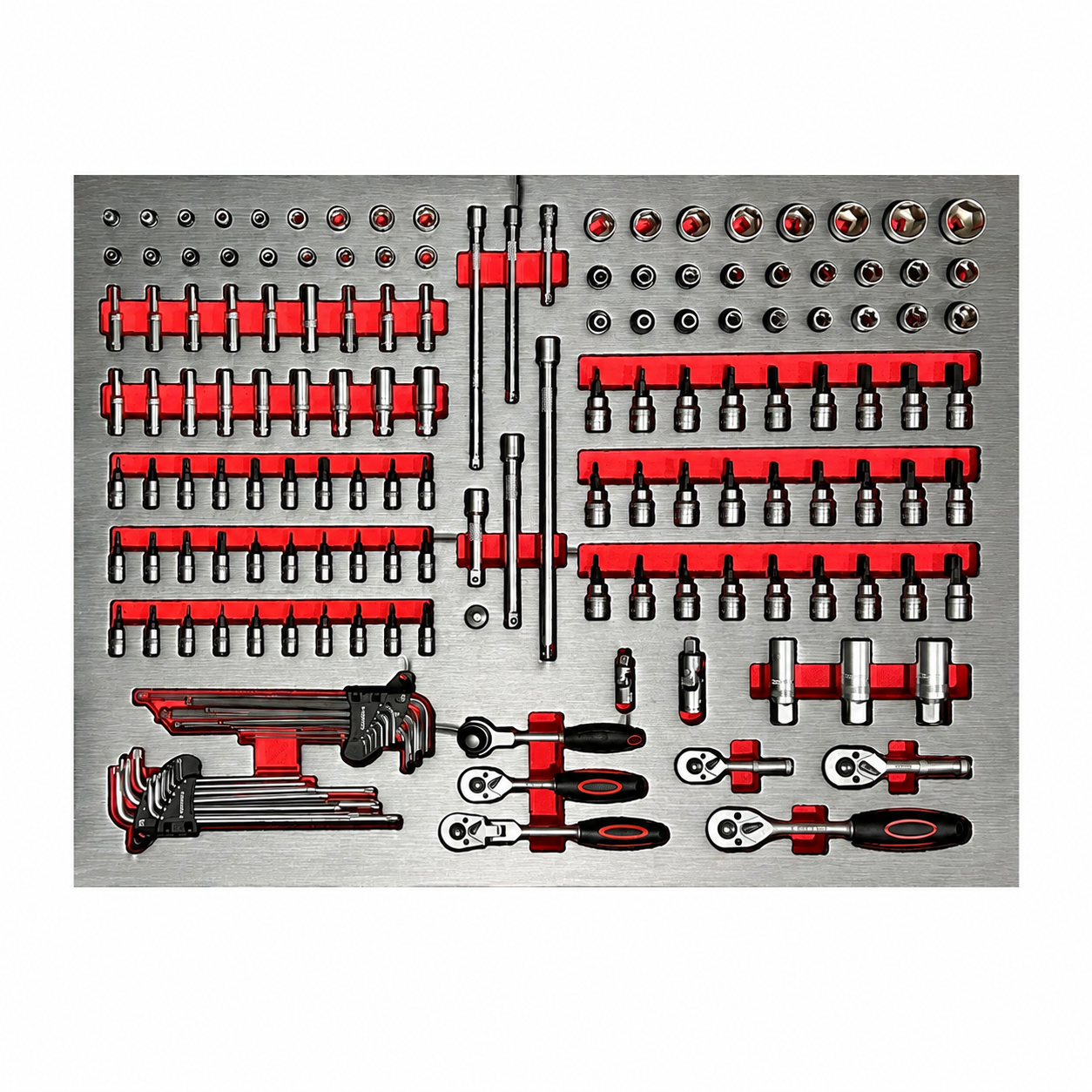 540-Piece Professional Tool Chest Set – 8-Drawer Rolling Tool Cabinet