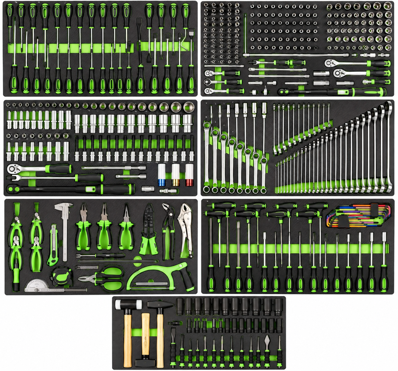 JBM XL 8 DRAWER TOOL CART Armed with 468 Pieces 54688