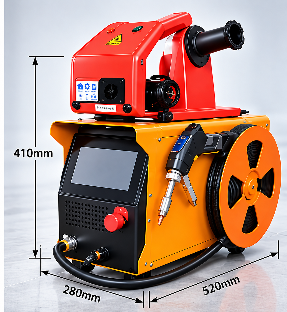 Air cooling handheld laser welder 1000W 1500W