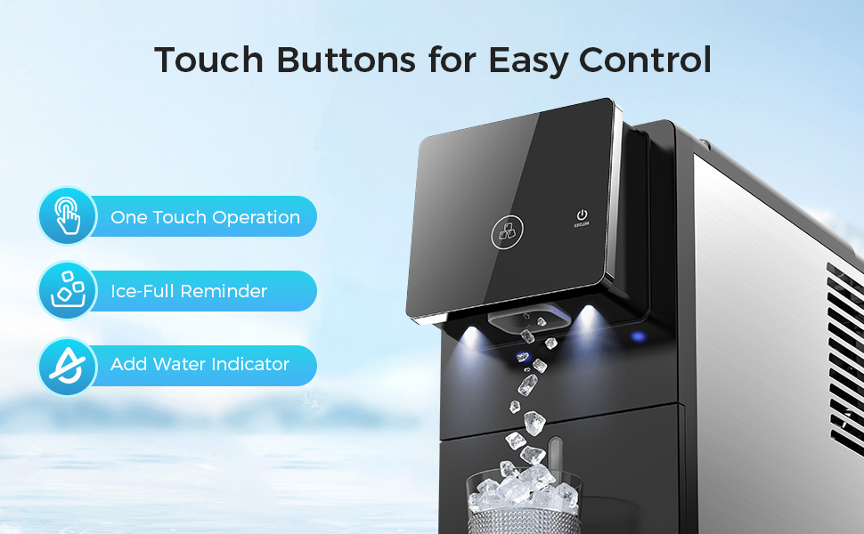 Touch buttons for easy control