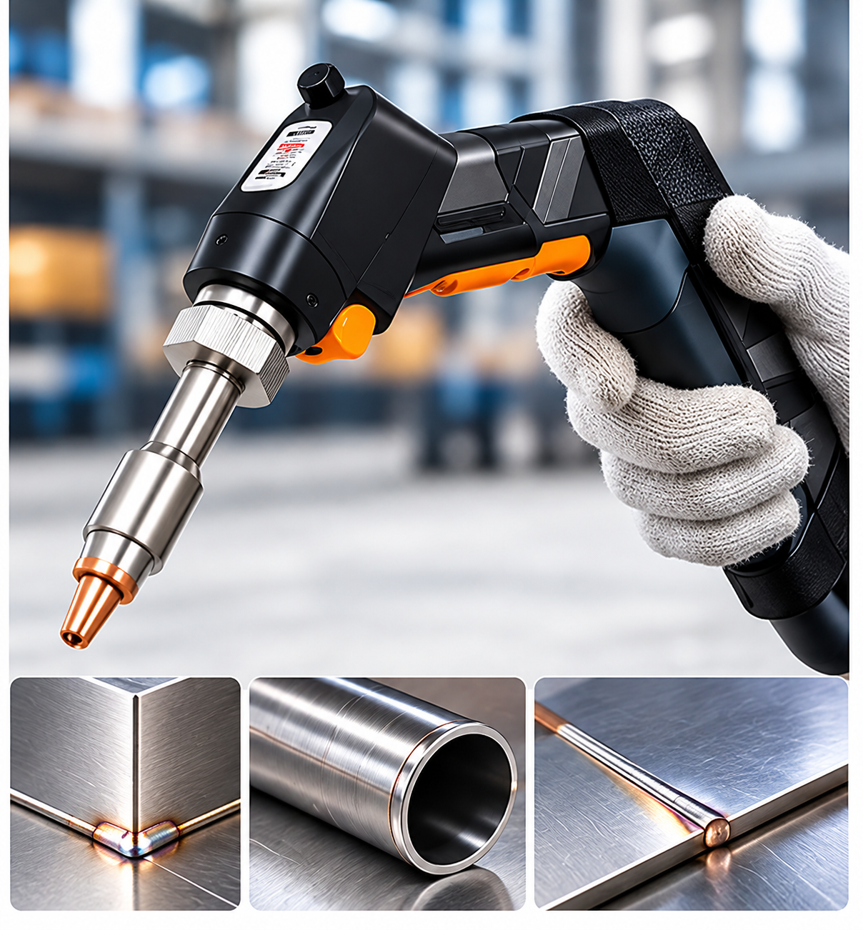 Air cooling handheld laser welder 1000W 1500W