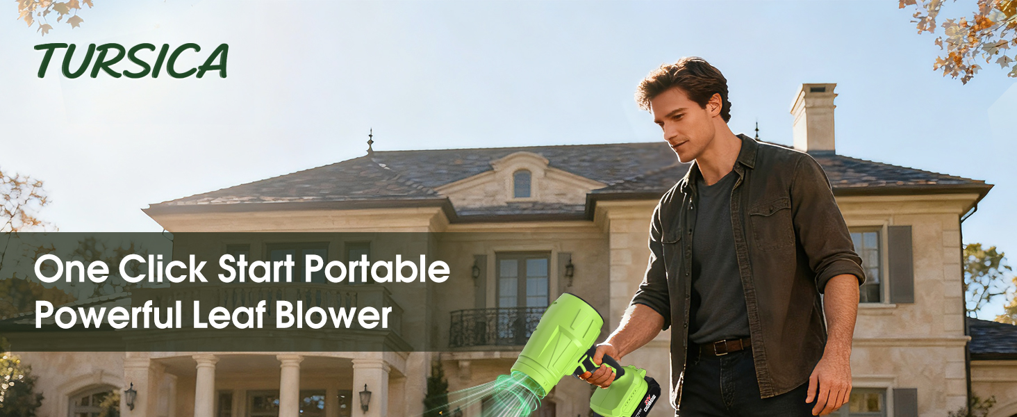 Cordless leaf blower product overview