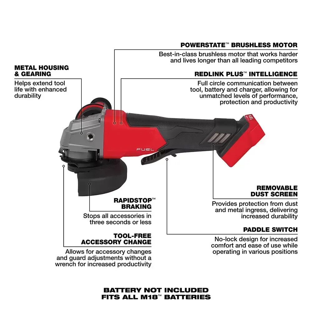 🔥Milwaukee 3697-27 M18 FUEL 18V 7 Tool Cordless Lithium-Ion Combo Kit