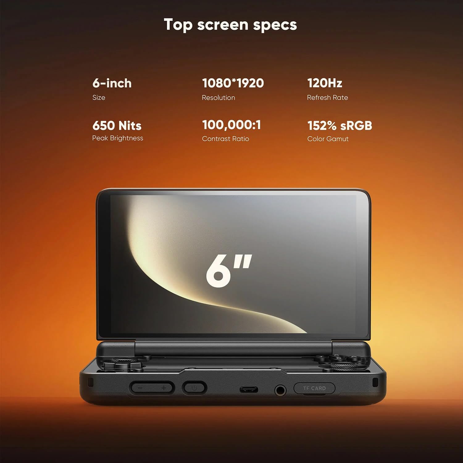 AYN Thor Pro Dual-Screen Clamshell Gaming Handheld | Snapdragon 8 Gen 2 | 6" 120Hz AMOLED Primary Display | 12GB RAM, 256GB Storage | Wi-Fi 7 | Android 13 Retro Console