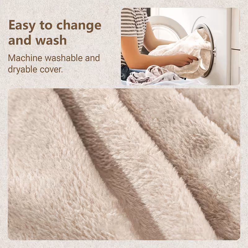pouf da 100 cm in memory foam con imbottitura, sedia da adulti adatta per soggiorno e camera da letto Dettagli dell'articolo 2