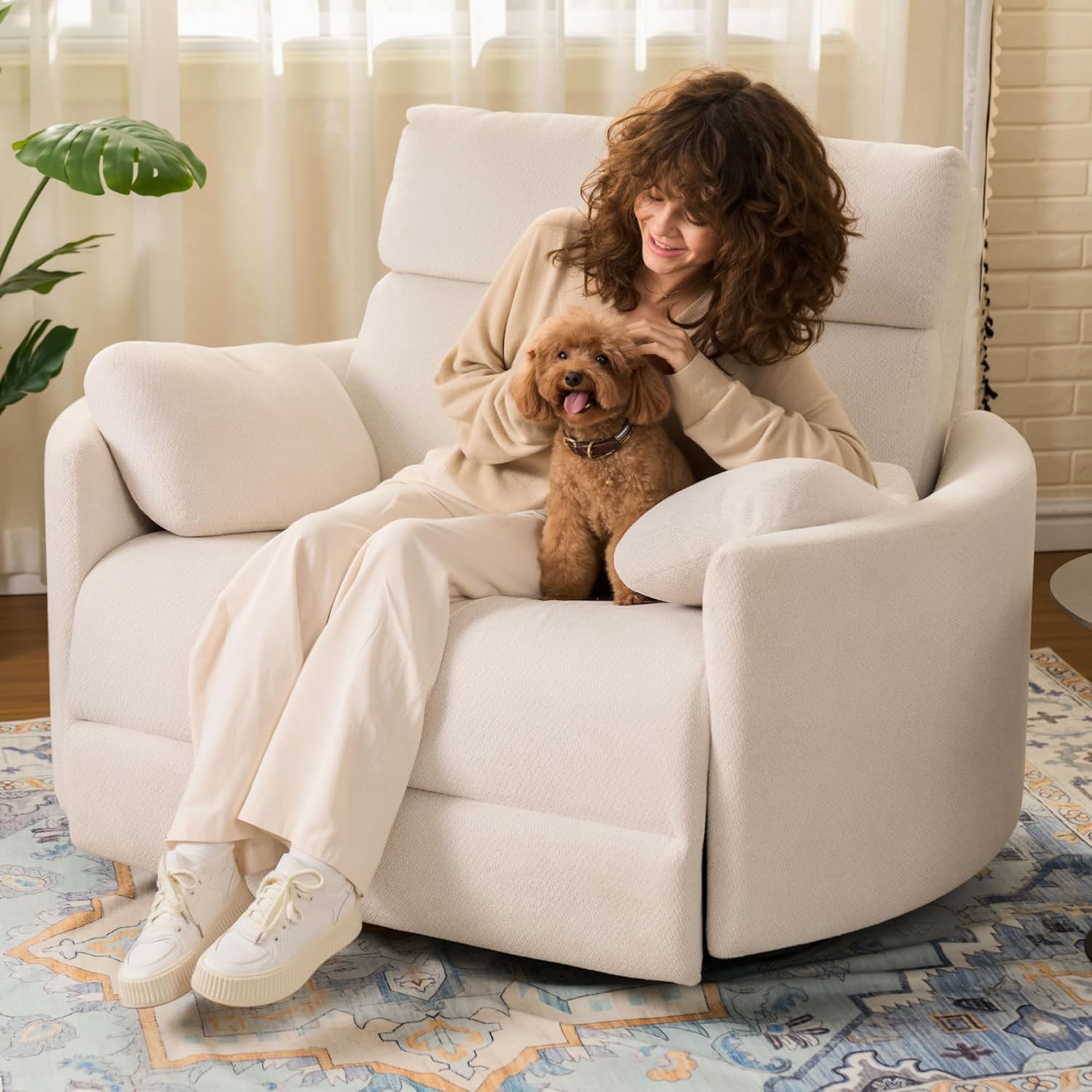 54″ Oversized Power Recliner Chair with USB & Type-C | Mochi