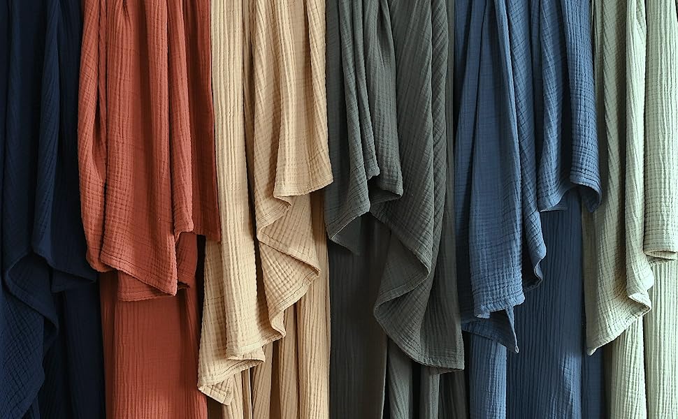 Cotton muslin blanket collection