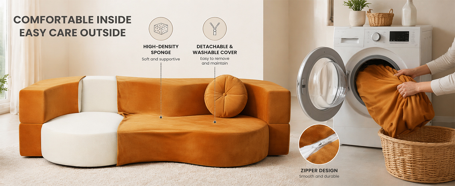 Easy Care Fabric Sofa Bed