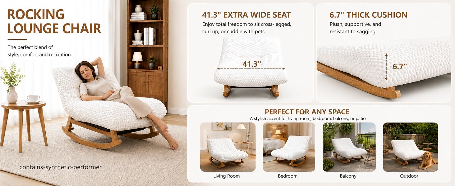 Oversized Rocking Chair