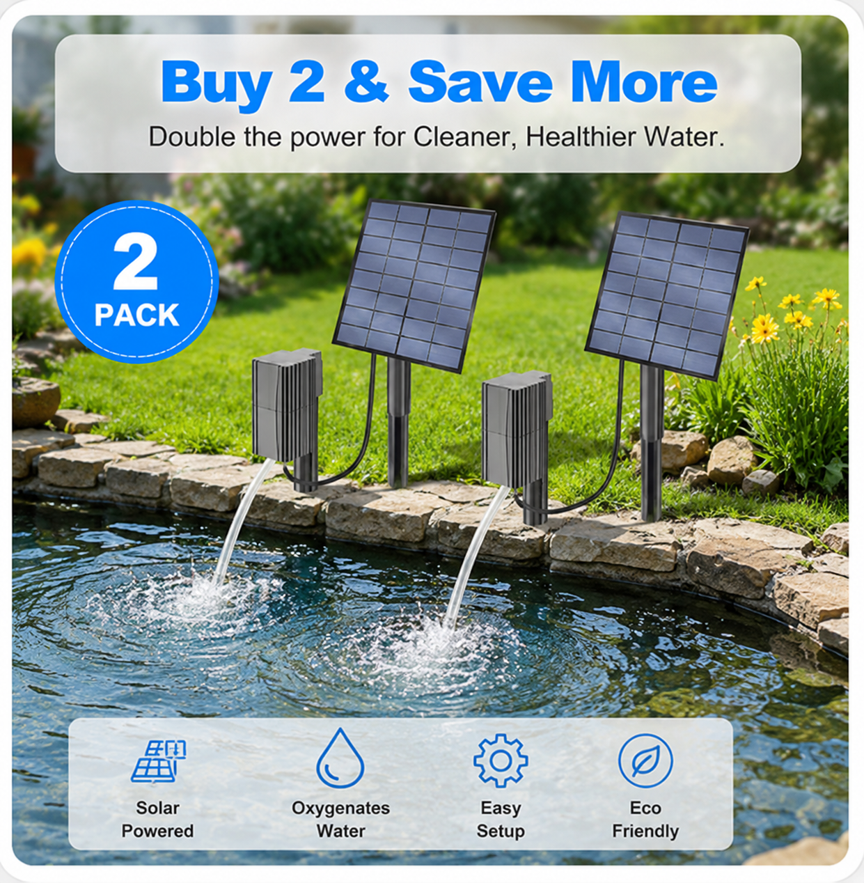 Solar Pond Aerator – No Electricity, Better Oxygen, Healthier Pond