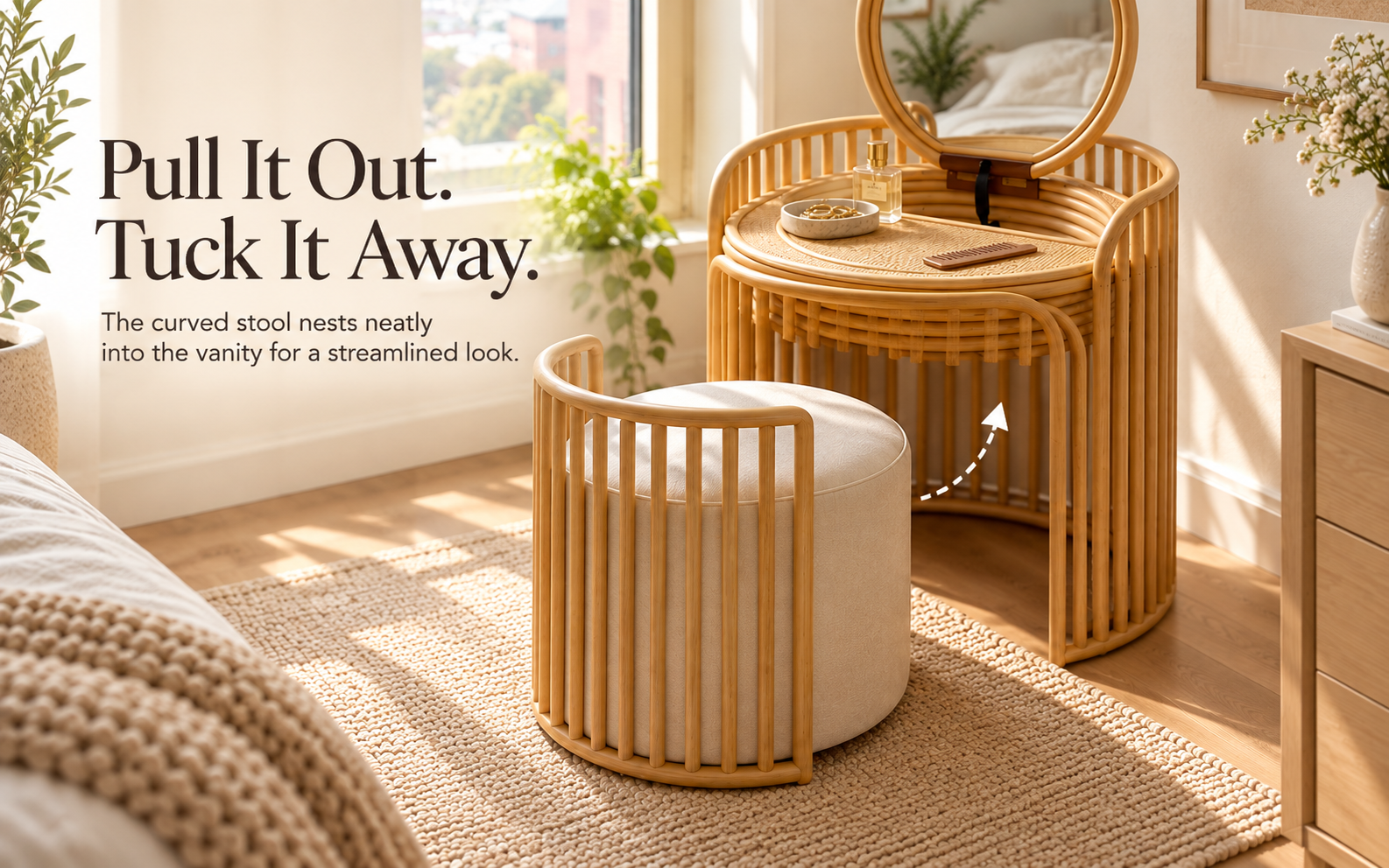 Vanity for small spaces