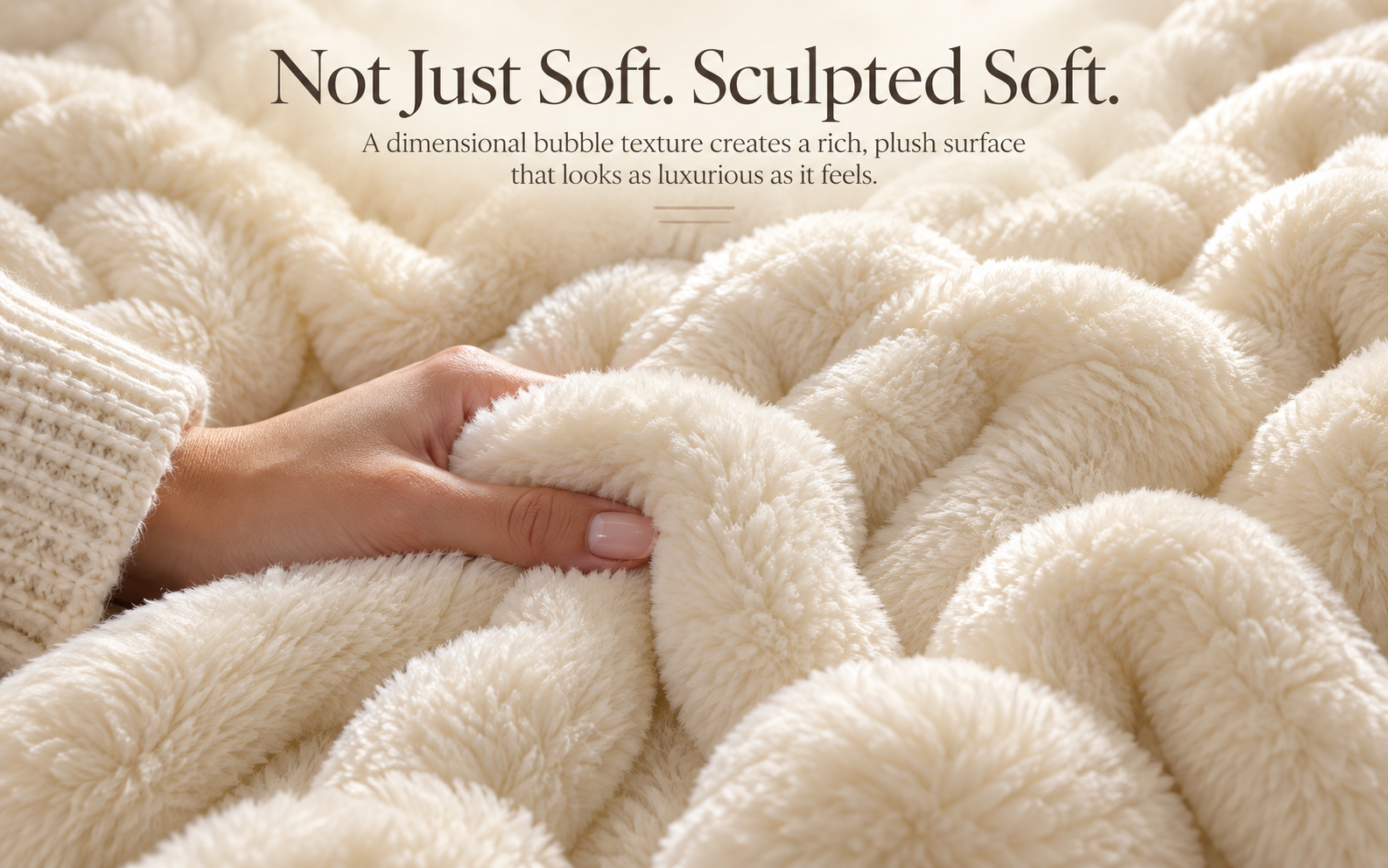 Bubble blanket home decor