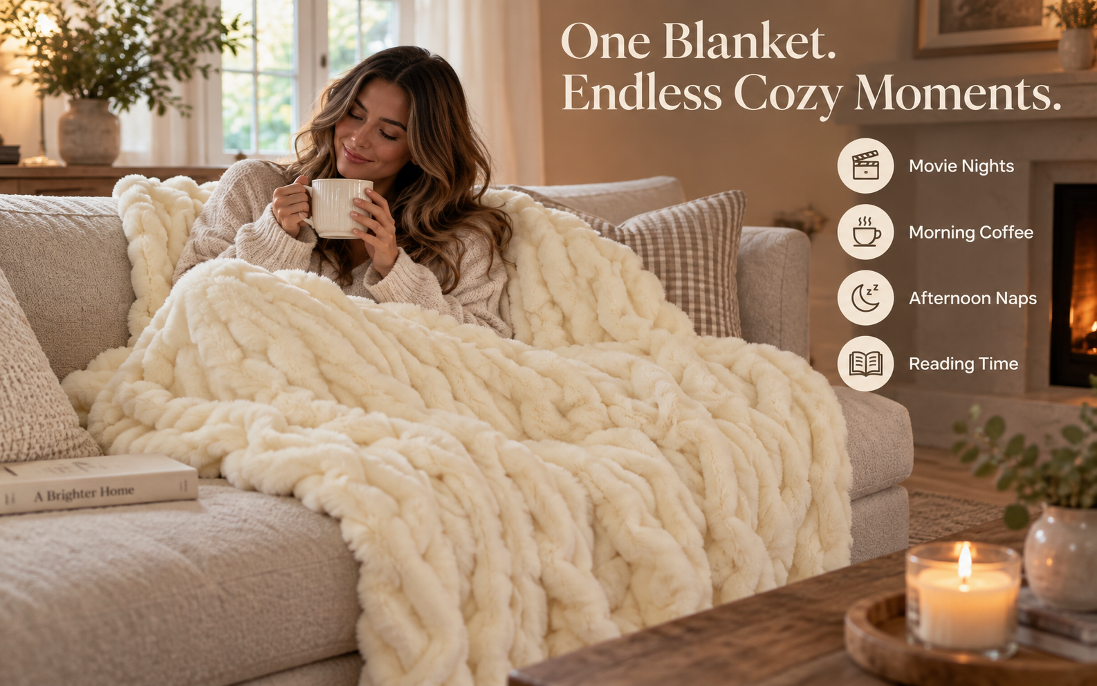 Anti static soft blanket