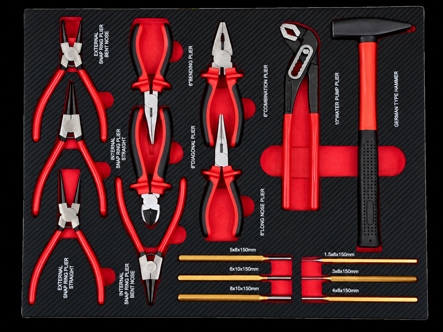 Professional Rolling Tool Cabinet – 12 Drawers with 400+ Tools