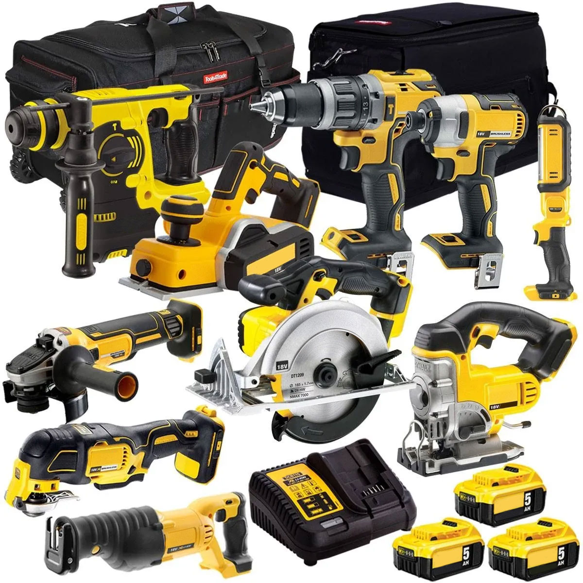 Complete cordless tool kit collection