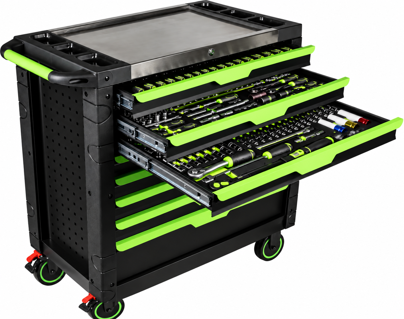 468-Piece Professional Tool Set – Heavy-Duty 8-Drawer Rolling Tool Chest