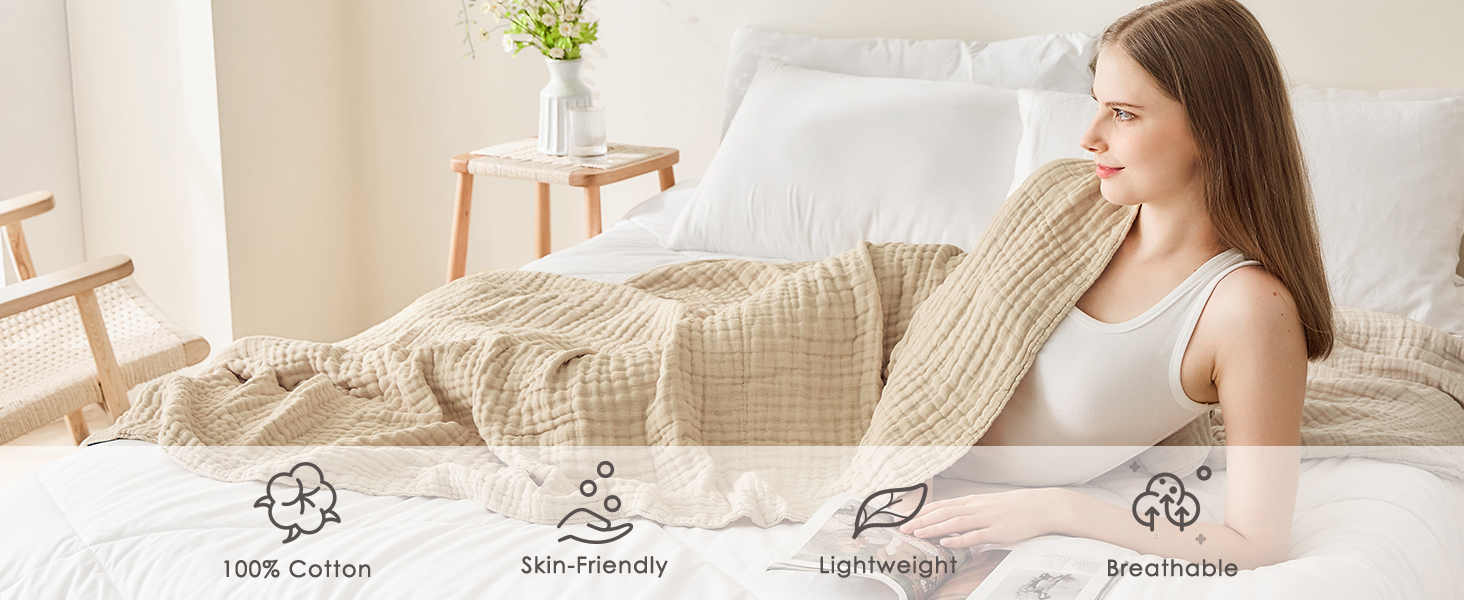 muslin blanket