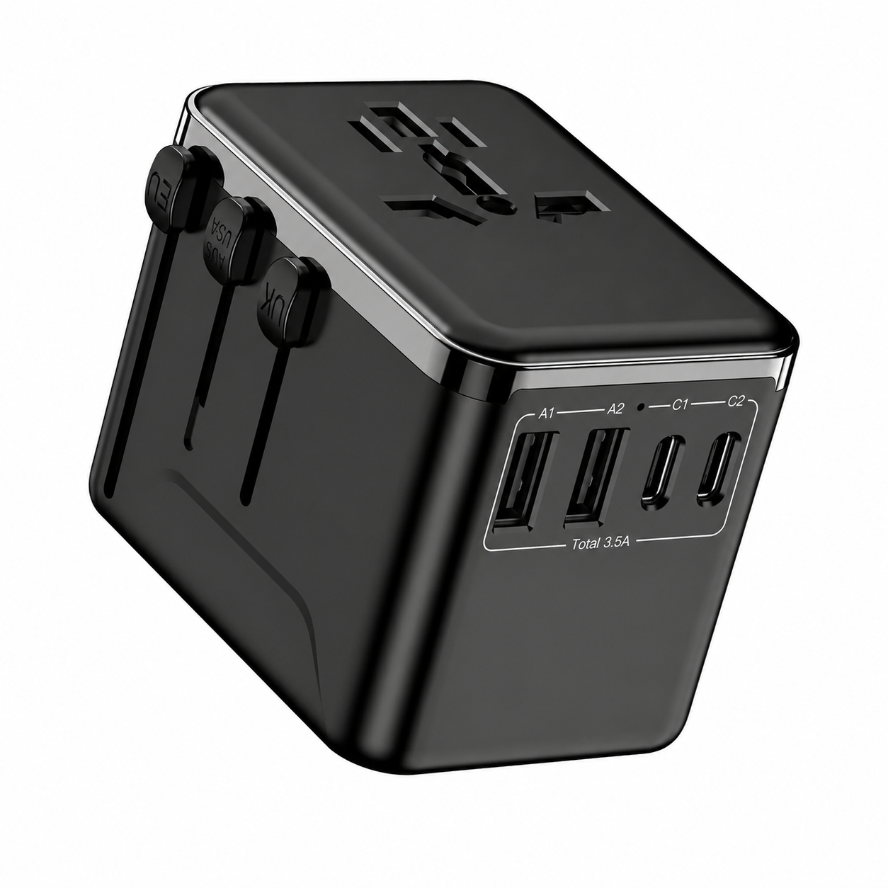 Multifunktionaler Schnelllade-Adapter – Weltweit universeller One-to-Multi-Stecker