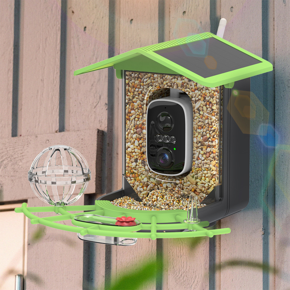Intelligenter Vogelfutterspender mit Kamera und KI