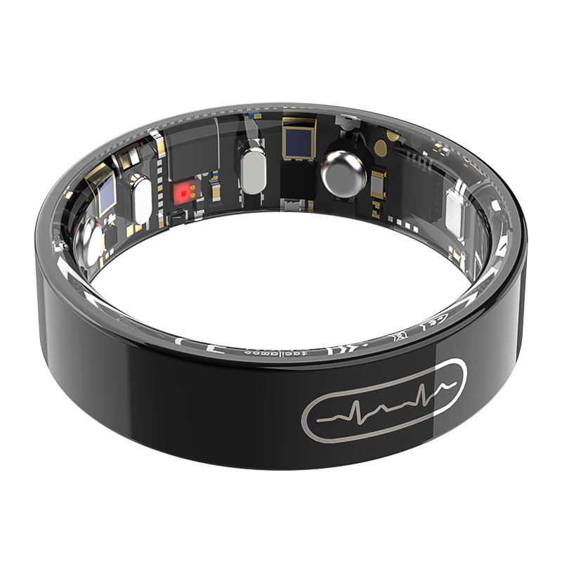 Gen 8 ECG Smart Ring mit Blutsauerstoff-, Schlaf- und Aktivitätsüberwachung | Größe 7–13