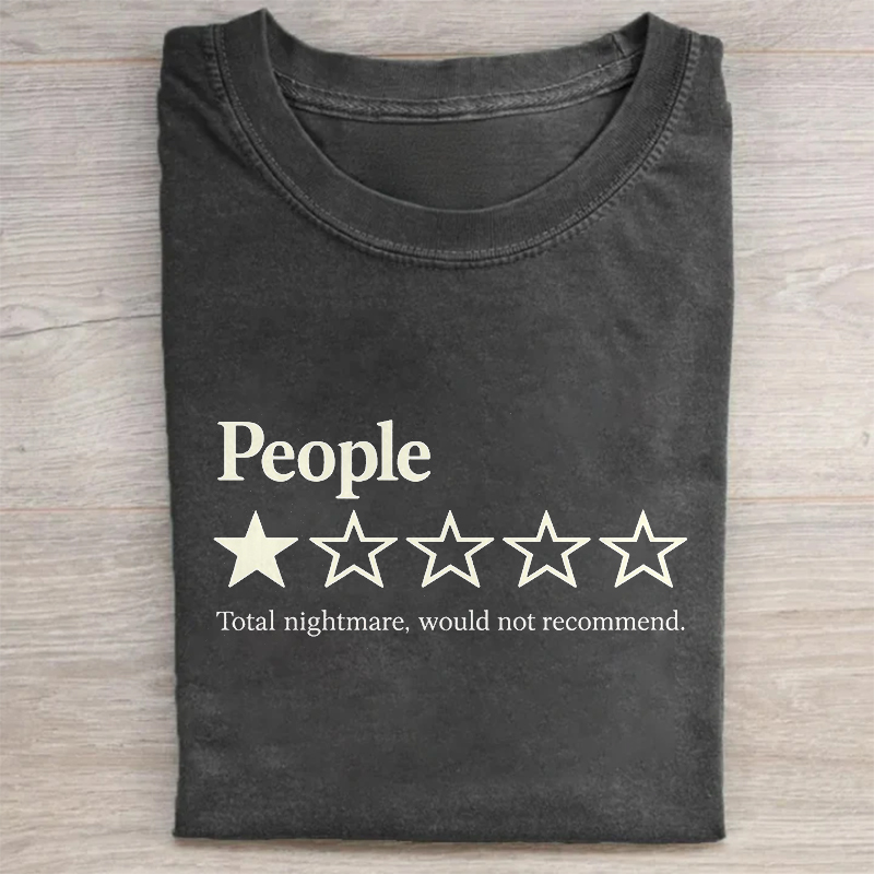 Funny People One Star Review T-shirt