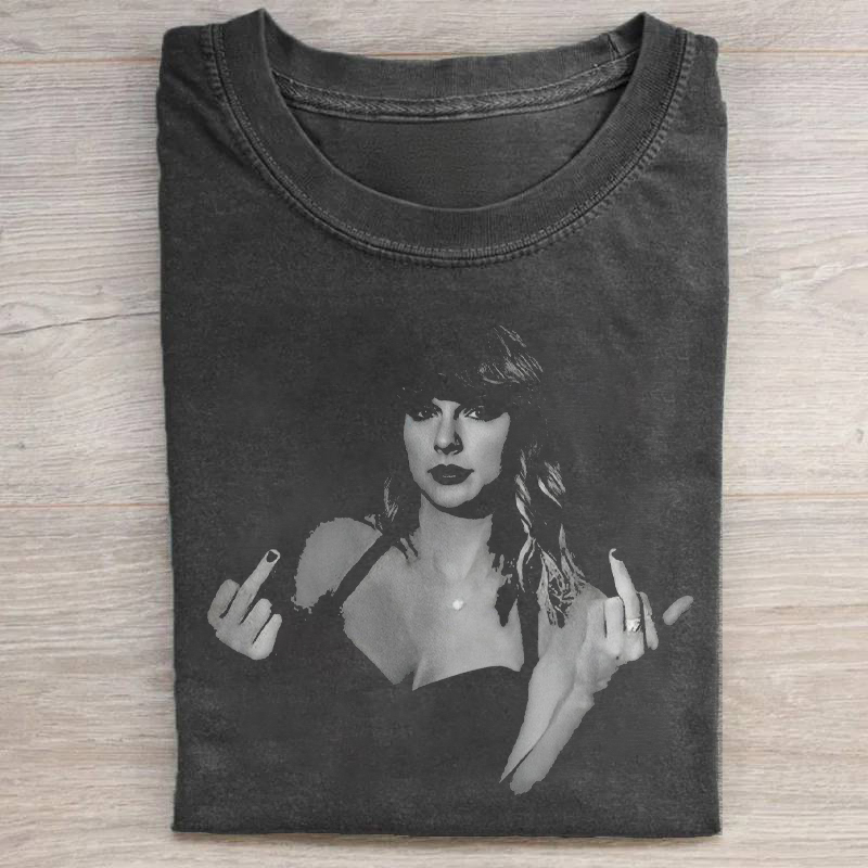Tay Middle Finger Double Bird T-shirt