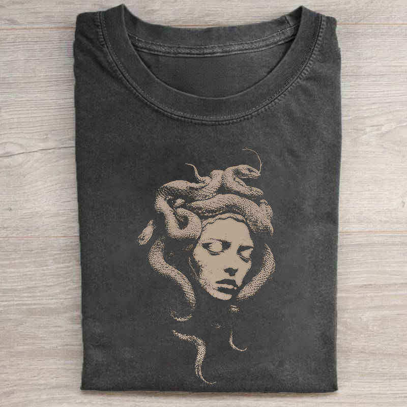 Gothic Snake Goddess T-shirt