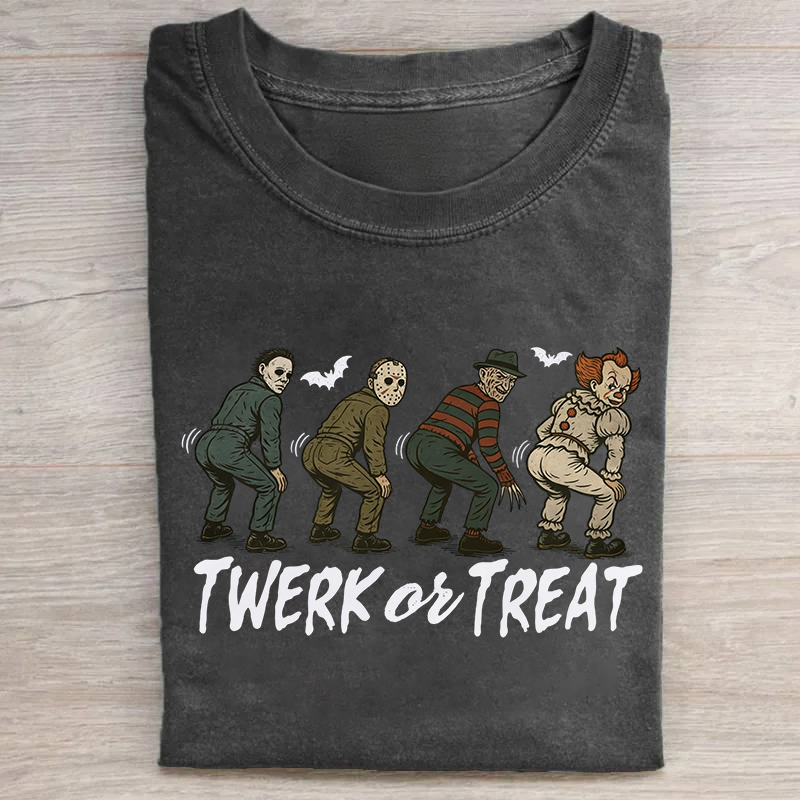Funny Halloween Twerk Or Treat T-shirt