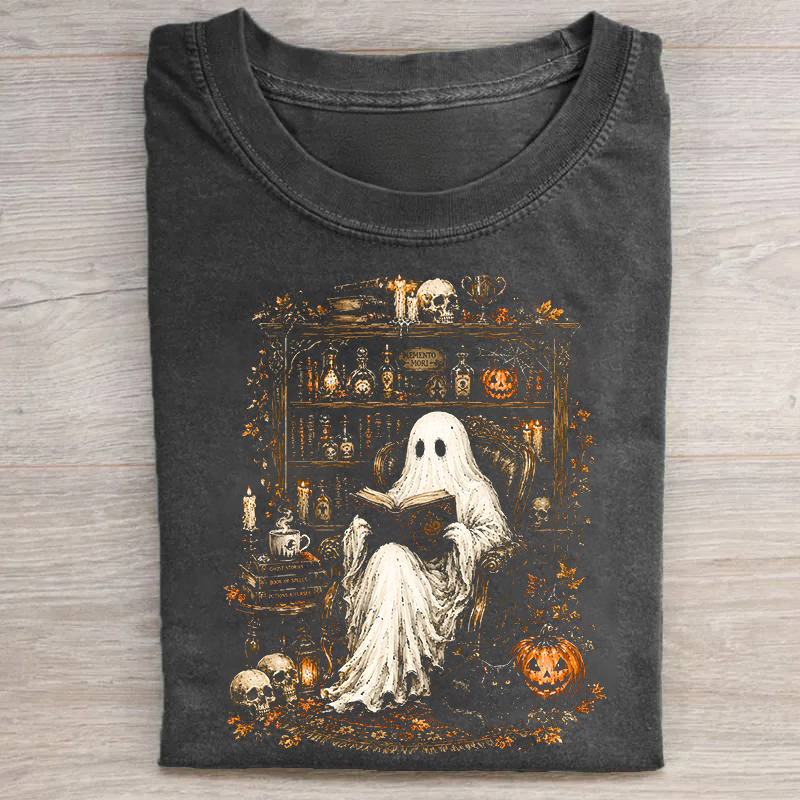 Ghost Reading Halloween