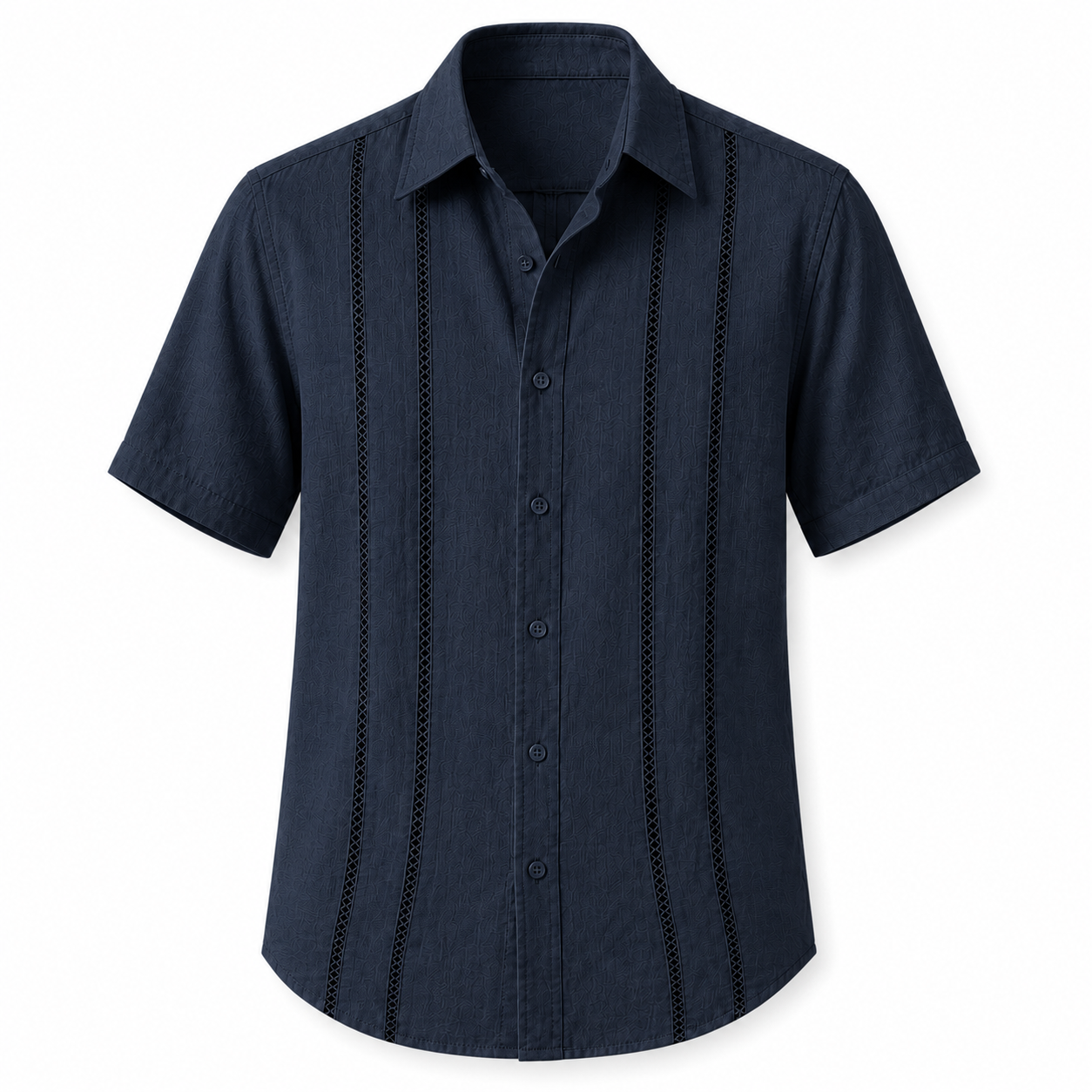 Men's Cuban Guayabera Short Sleeve Shirts - 8 & 16 Pack