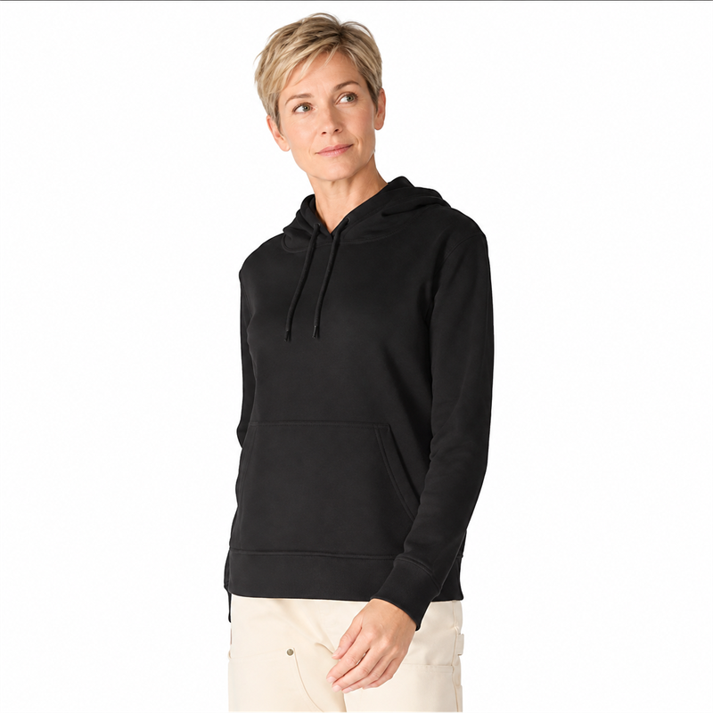 Women’s Lightweight Cotton-Blend Pullover Hoodie – Relaxed Fit