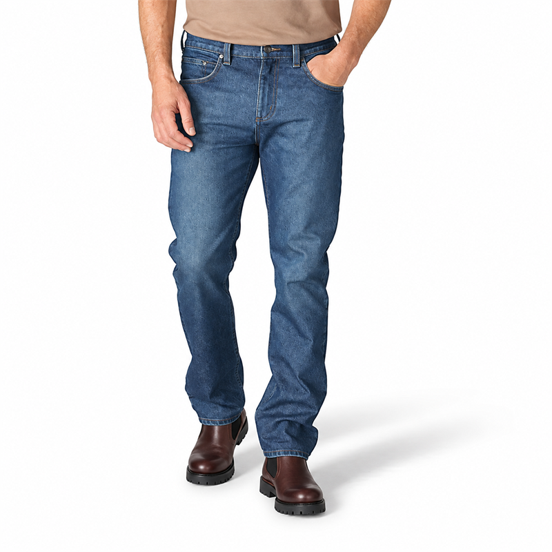 Men’s 12.5 oz Slim Straight Stretch Work Jeans – Five-Pocket