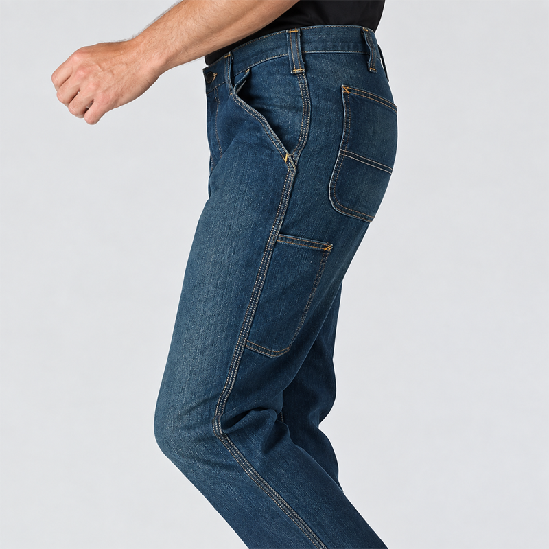 Men’s 12 oz Stretch Utility Work Jeans – Relaxed Straight Fit