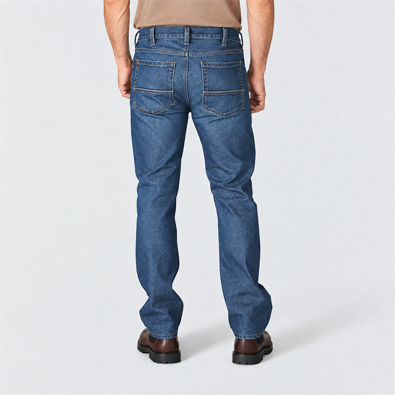 Men’s 12.5 oz Slim Straight Stretch Work Jeans – Five-Pocket