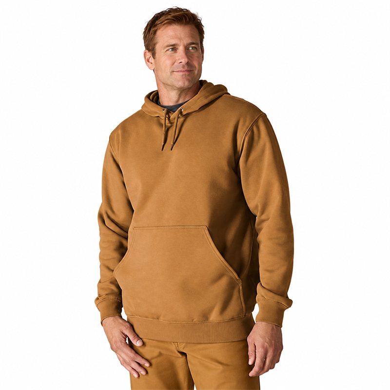 Men’s 10.5 oz Midweight Cotton-Blend Pullover Hoodie – Loose Fit