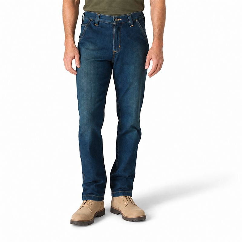 Men’s 12 oz Stretch Work Jeans – Relaxed Straight Fit