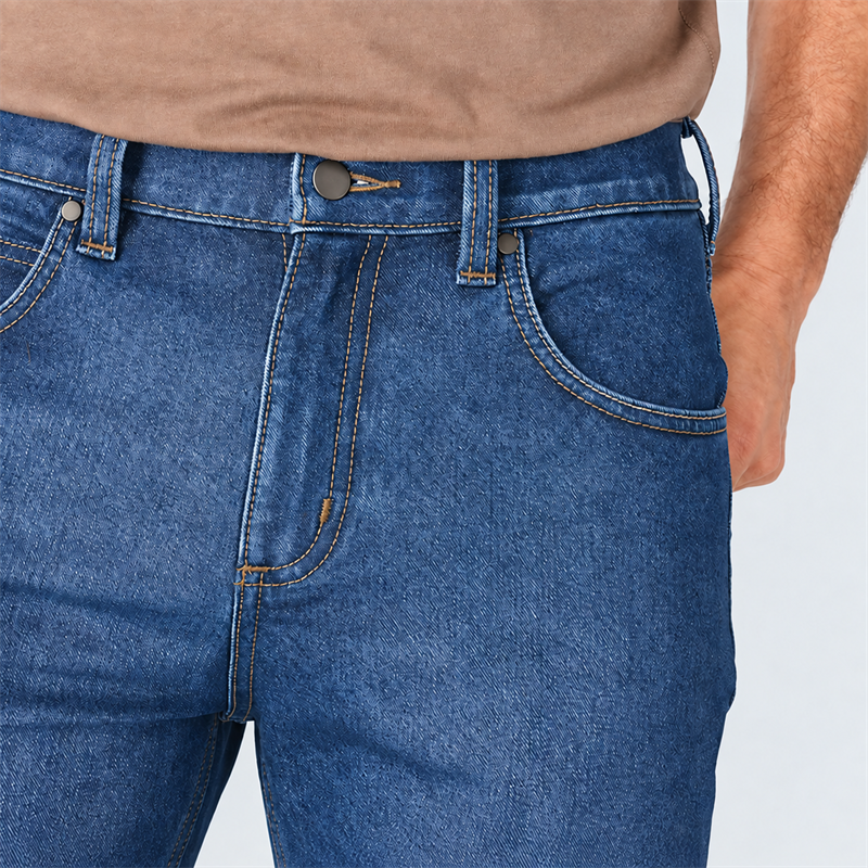 Men’s 12.5 oz Slim Straight Stretch Work Jeans – Five-Pocket