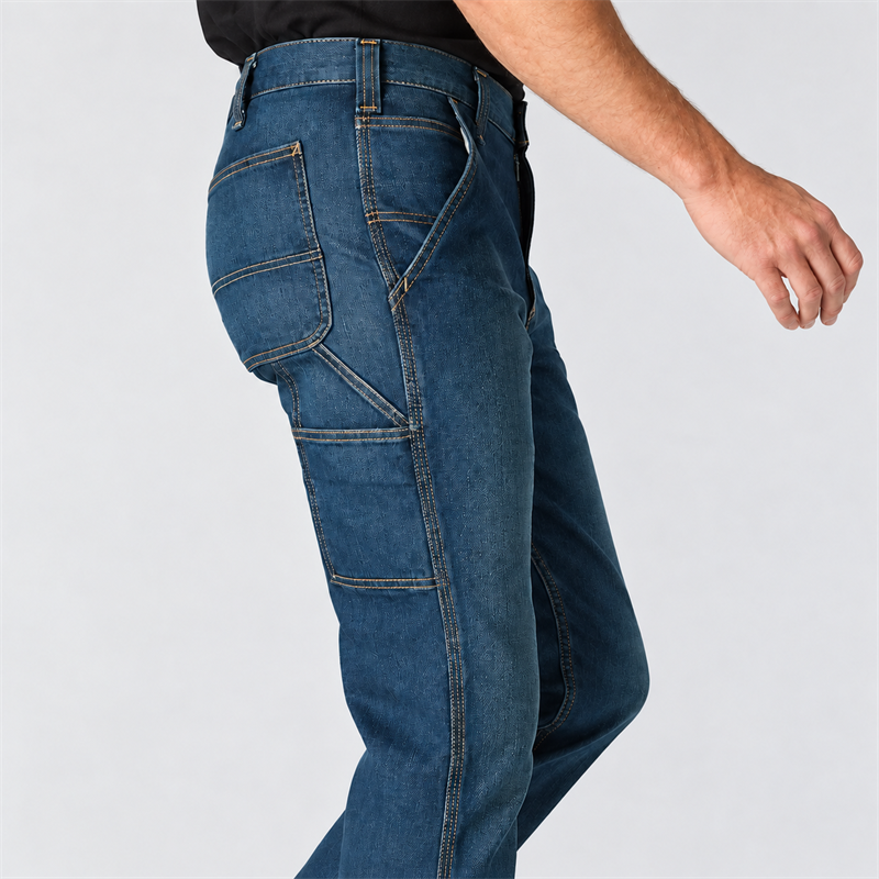 Men’s 12 oz Stretch Utility Work Jeans – Relaxed Straight Fit