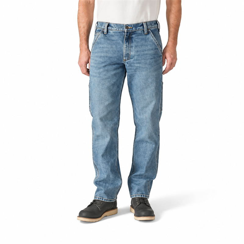 Men’s 12 oz Stretch Utility Work Jeans – Relaxed Straight Fit