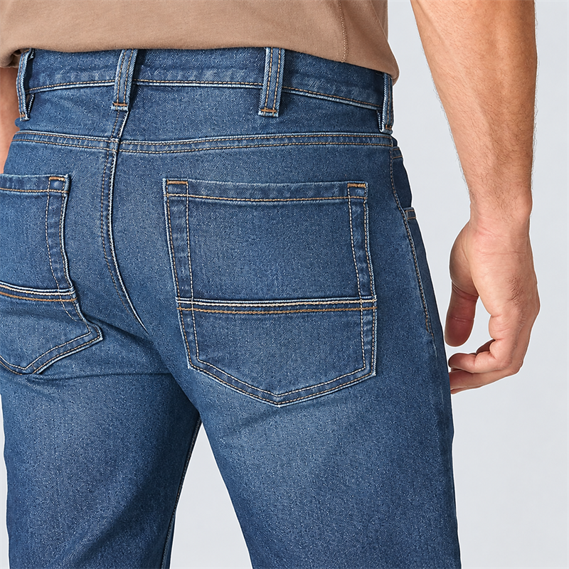 Men’s 12.5 oz Slim Straight Stretch Work Jeans – Five-Pocket