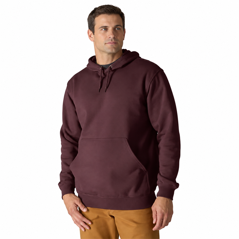 Men’s 10.5 oz Midweight Cotton-Blend Pullover Hoodie – Loose Fit