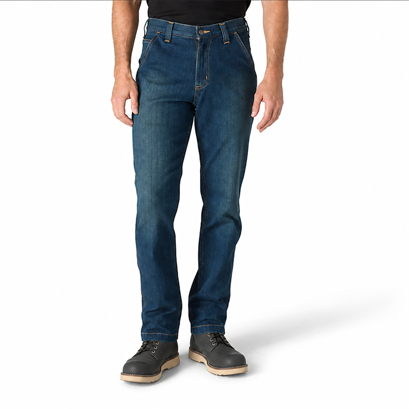 Men’s 12 oz Stretch Utility Work Jeans – Relaxed Straight Fit