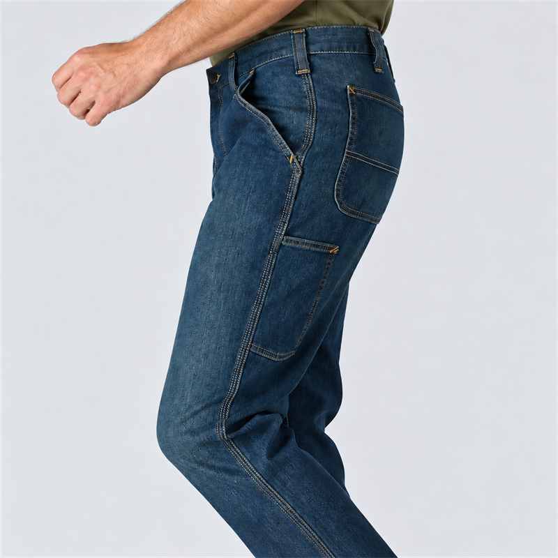 Men’s 12 oz Stretch Work Jeans – Relaxed Straight Fit