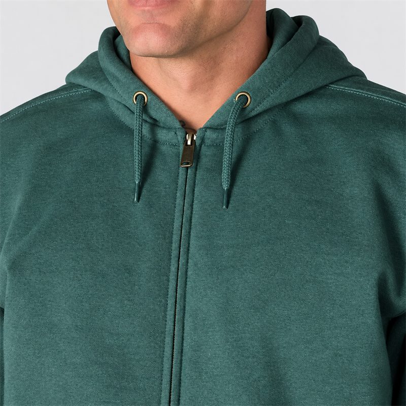 Men’s 13 oz Water-Repellent Heavyweight Full-Zip Hoodie – Loose Fit