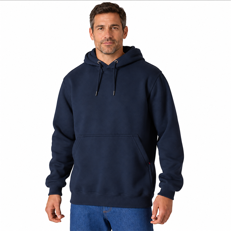 Men’s 13 oz Heavyweight Pullover Fleece Hoodie – Loose Fit